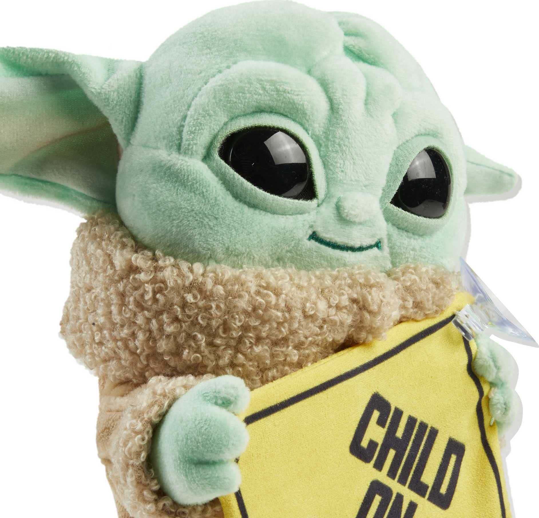 Amazon.com: Star Wars Grogu Plush “Child on Board” Sign +Toy, 8-in